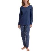 Calida Mystic Nights Pyjamas Marin bomull Large Dam