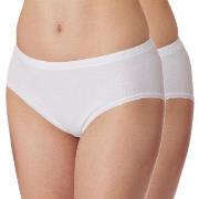 Schiesser Trosor 2P Original Classics Fine Rib Hipster Vit bomull 36 D...