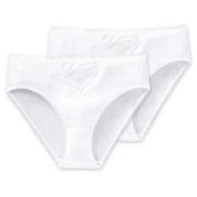 Schiesser Trosor 2P Cotton Essentials Tai Panties Vit bomull Medium Da...