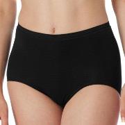 Schiesser Trosor Luxury Maxi Svart bomull 3XL Dam