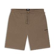 BOSS Waffle Nightwear Shorts Brun Small Herr