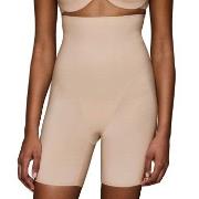 Triumph Trosor High Waist Medium Shaping Long Panty Beige Medium Dam