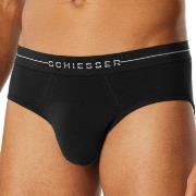 Schiesser Kalsonger 2P Cotton Flex Rio Briefs Svart bomull Large Herr