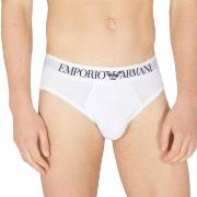 Armani Logo Brief Kalsonger Vit bomull X-Large Herr