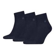 Calvin Klein Strumpor 3P Classic Quarter Socks For Men Navy Strl 43/46...