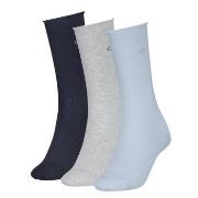 Calvin Klein Strumpor 3P Classic Socks For Women Grå/Blå Strl 35/38 Da...