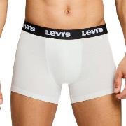 Levis Kalsonger 2P Repeat Logo Boxer Brief Vit bomull X-Large Herr