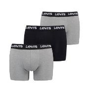 Levis Kalsonger 3P Repeat Logo Boxer Brief Multi Svart/Grå bomull XX-L...