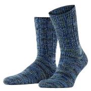 Falke Strumpor Brooklyn Sock Blå ekologisk bomull Strl 39/42 Herr