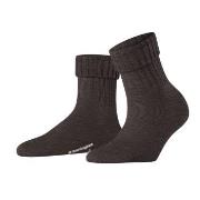Burlington Strumpor Plymouth Wool Sock Mörkbrun ull Strl 36/41 Dam