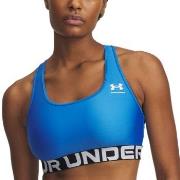 Under Armour BH Mid Branded Sport Bra Blå polyester X-Small Dam