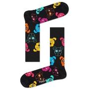 Happy socks Strumpor Dog Sock Svart mönstrad bomull Strl 47/50