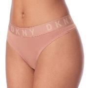 DKNY Trosor Cozy Boyfriend Thong Rosa Large Dam