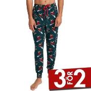 Jockey Pants Jogger Grön Mönstrad polyester Medium Herr