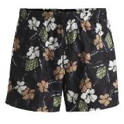 BOSS Badbyxor Piranha Swim Shorts Svart Mönster polyester Large Herr