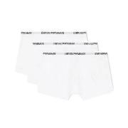Armani Stretch Jersey Boxer Briefs Kalsonger 3P Vit bomull Small Herr