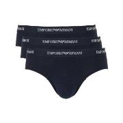 Armani Stretch Jersey Briefs Kalsonger 3P Marin bomull Medium Herr