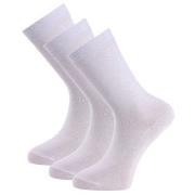 Trofe Cotton Socks Strumpor 6P Vit Strl 39/42 Dam