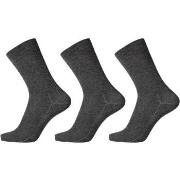 Egtved Strumpor 3P Organic Cotton Socks Mörkgrå Strl 40/45