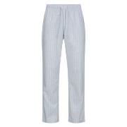 Resteröds Sandman Pyjama Pants Ljusblå Randig bomull Large Herr
