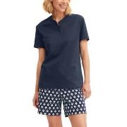 Calida Daylight Dreams Short Pyjama Marin bomull X-Small Dam