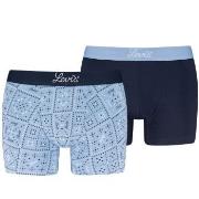 Levis Kalsonger 2P Boxer Briefs Cotton Patterned Marin/Blå bomull Medi...