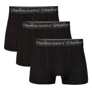 Bamboo basics Kalsonger 3P Liam Short Leg Boxers Svart Large Herr