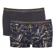 Sloggi Kalsonger 2P For Men Start Hip Gråmelerad bomull Medium Herr