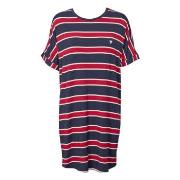 Missya Softness Modal Stripe Big Shirt Flerfärgad modal Small Dam