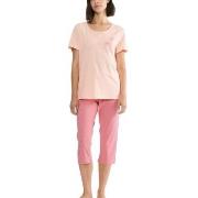 Triumph PK 02 Capri Pyjama Set Rosa bomull 40 Dam