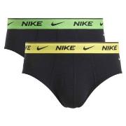 Nike Kalsonger 2P Everyday Cotton Stretch Brief Mörkgrå bomull X-Large...