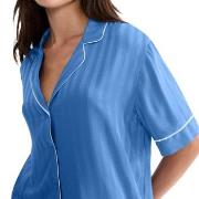 Triumph Amourette Jacquard Boyfriend Shirt Blå viskos 44 Dam