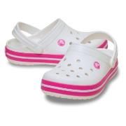 Crocs Crocband Clog Toddler Rosa/Vit US C9 (EU 25-26) Barn