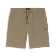 BOSS Waffle Nightwear Shorts Ljusbrun X-Large Herr