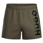 HUGO Badbyxor Abas Swim Shorts Mörkgrön polyester Medium Herr