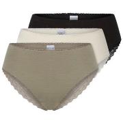 Schiesser Trosor 3P Modern Brazillian Slips Flerfärgad-2 bomull 44 Dam