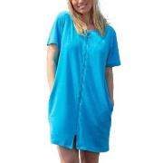 Trofe Short Sleeved Beachrobe Turkos XX-Large Dam
