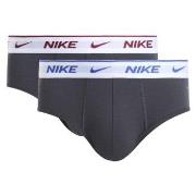 Nike Kalsonger 2P Everyday Cotton Stretch Brief Grå bomull X-Large Her...