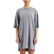 Bread and Boxers T-Shirt Dress Grå viskos Large Dam