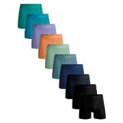 Muchachomalo Kalsonger 10P Solid Cotton Boxers Blandad Färg bomull XX-...