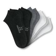 Schiesser Strumpor 5P Women Sneaker Socks Svart/Grå Strl 35/38 Dam