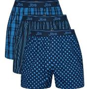 JBS Kalsonger 3P Organic Cotton Boxershorts Blå/Blå ekologisk bomull M...