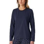 Schiesser Mix and Relax Cotton Longsleeved Shirt Mörkblå bomull 42 Dam