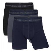 JBS Kalsonger 3P Long Leg Tights Bamboo Boxers Flerfärgad X-Large Herr