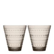 iittala - Kastehelmi Tumbler 30 cl 2-pack Linne