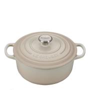 Le Creuset - Signature Gjutjärnsgryta rund 24 cm 4,2 L Meringue