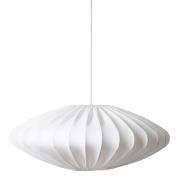 Watt & Veke - Watt & Veke Ellipse Taklampa Linne 65 cm Vit