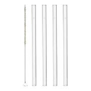 Leonardo - Ciao Sugrör Glas 4-pack + Borste