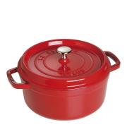 Staub - Gryta 3,8 L rund Röd