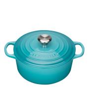 Le Creuset - Signature Gjutjärnsgryta rund 24 cm 4,2 L Caribbean